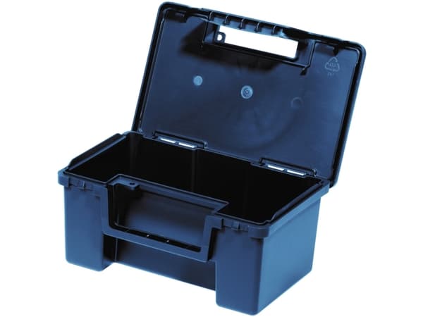 raaco Solid 1, Sort, Polypropylen (PP), Støvresistent, Sjokkresistent, Vannbestandig, 275 mm, 175 mm, 125 mm