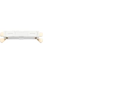 SG ARMATUR ZIP 230V RAKT STYCKE VIT