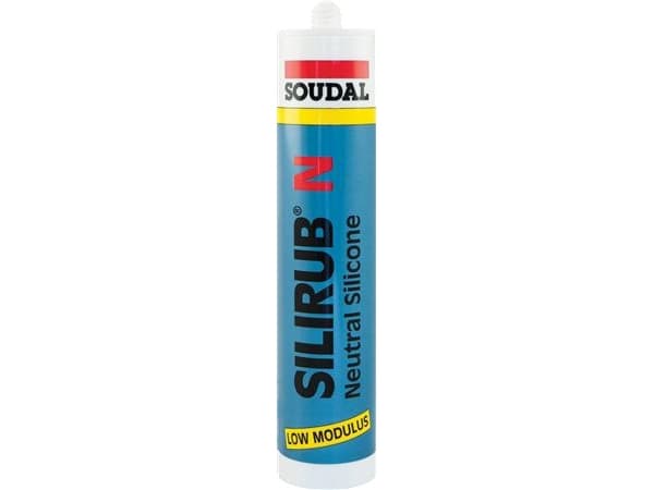 Byggesilikone Silirub NHvid, 310ml patronfuldt elastisk- 1- komponent Fugemasse baseret på silikone