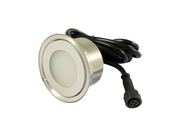 Synergy 21 LED innfelt spotlight ARGOS rund iG IP67 inG RGB Sølv