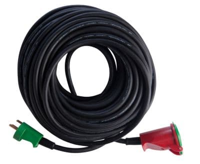 E-line Kaapelisarja DK 3G1,5 - H07RN-F, DK-pistoke/jatkojohto w/j, neopreeni, 230V/16A,25m