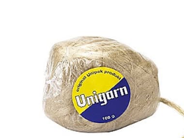 Unigarn 100g pallopakkauslanka kierteitettyjen liitosten tiivistämiseen Unipak, Multipak tai Pakol -laitteilla