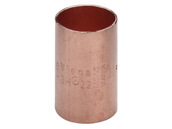 VIEGA Nippelmuffe 1 1/2""x1/2" rødgods