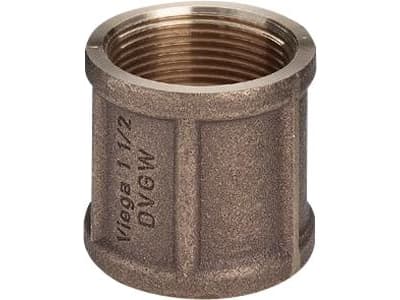 VIEGA Muffe 1 1/4" rødgods