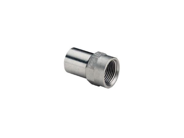 VIEGA Inox indstiksstykke3/4"x18 mmInox, rustfri stål, nippel/muffe, SC-Contur