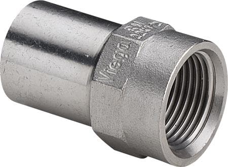 VIEGA Inox indstiksstykke3/4"x18 mmInox, rustfri stål, nippel/muffe, SC-Contur