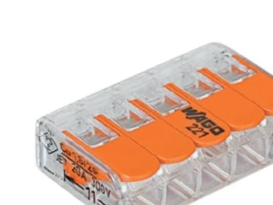 WAGO 5x0,2-4  MM2  transparent - (25 stk.)