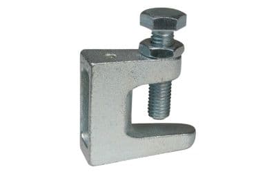 Walraven model C bjælkeklemme - Elforzinket M8/10 til montage på stålflanger. VdS
