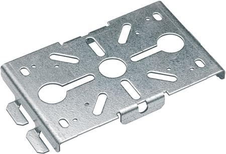 WIBE GROUP Boxplatta/väggfäste höjd100 mm, bredd 180 mm