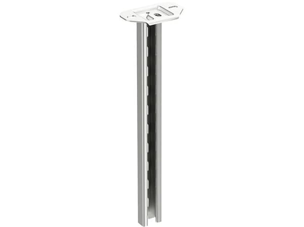 WIBE GROUP Katon heiluri 2F, korkeus 80 mm, leveys 135 mm, pituus 1500 mm, kuumasinkitty
