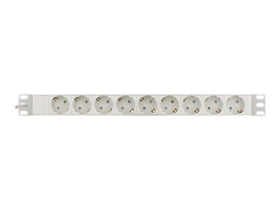 Deltaco GT-8527W, 2 m, 9 AC-pistorasia(a), Sisätila, Valkoinen, 3680 W, 44,4 mm