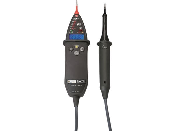 Chauvin Arnoux C.A 773 To-polet spændingstester CAT IV 1000 V Akustik, LED