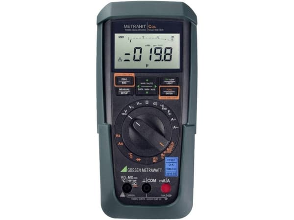 Gossen Metrawatt M246C Hånd-multimeter Kalibreret (DAkkS) digital Stænkvandsbeskyttet (IP54) CAT III 1000 V, CAT IV 600 V Visning (counts): 3100