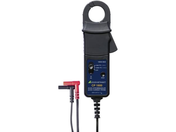Gossen Metrawatt CP1800 Strømtangsadapter Måleområde A/AC (område): 100 mA - 1250 A Måleområde A/DC (område): 100 mA - 1250 A