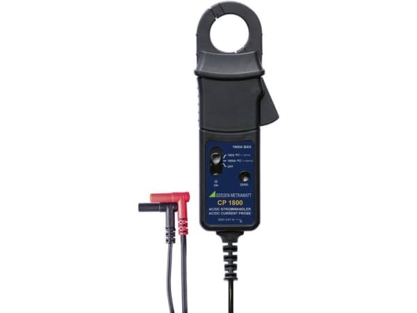 Gossen Metrawatt CP1800 Strømtangsadapter Måleområde A/AC (område): 100 mA - 1250 A Måleområde A/DC (område): 100 mA - 1250 A