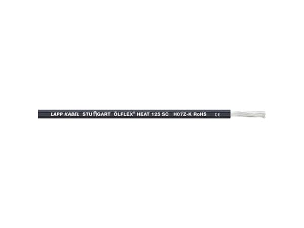 LAPP 1237106 Lanka ÖLFLEX® HEAT 125 SC 1 x 4 mm² Harmaa 100 m