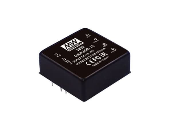 MEAN WELL DKA30B-15, 50,8 mm, 50,8 mm, 21 mm, 30 W, 18 - 36 V, 1000 mA