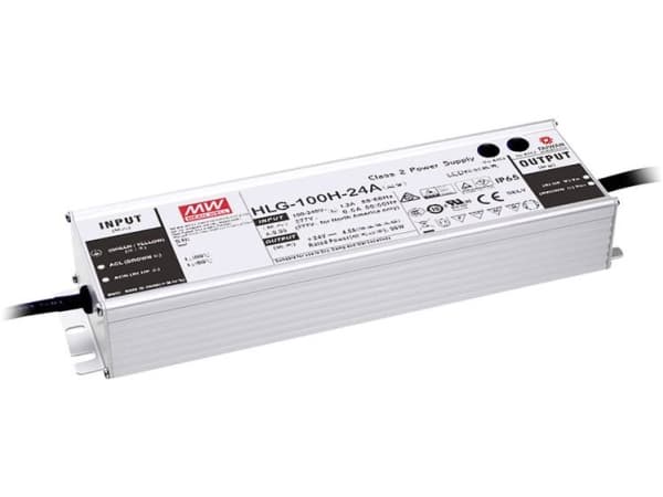 MEAN WELL HLG-100H-36A, 95,4 W, IP65, 90 - 305 V, 47 / 63 Hz, 2,65 A, 36 V