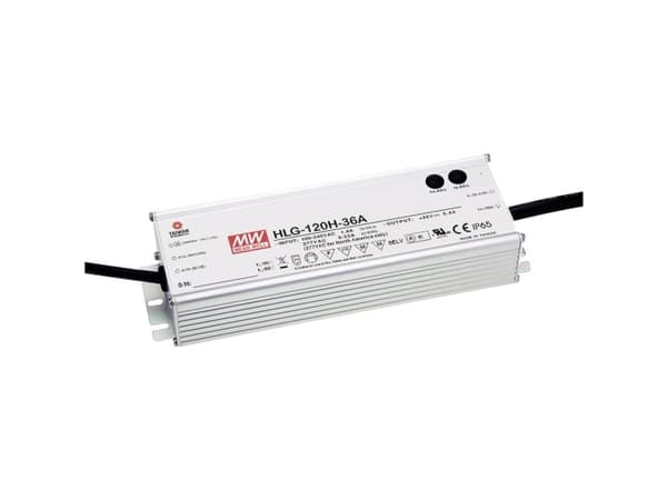 MEAN WELL HLG-120H-36A, 120 W, IP20, 90 - 305 V, 36 V, 68 mm, 220 mm