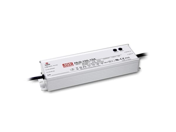 MEAN WELL HLG-150H-36, 150 W, IP67, 90 - 305 V, 4,2 A, 36 V, 68 mm