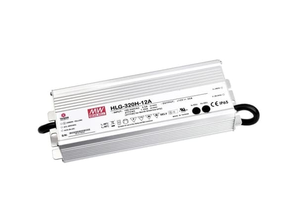 MEAN WELL HLG-320H-30A, 320 W, IP20, 90 - 305 V, 30 V, 90 mm, 252 mm