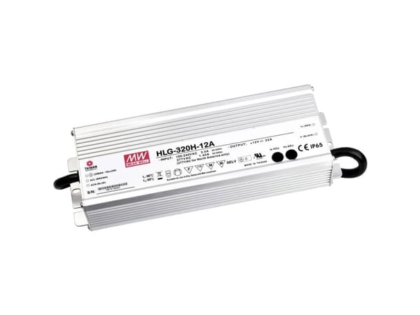 MEAN WELL HLG-320H-36B, 320 W, IP20, 90 - 305 V, 9 A, 36 V, 90 mm