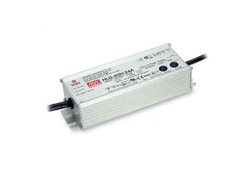 MEAN WELL HLG-40H-12A, 39,96 W, IP65, 62000 h, 90-305 V, 47 ~ 63 hz, 0.43 / 115VC, 0.24 / 230VC, 0.23 / 277VC