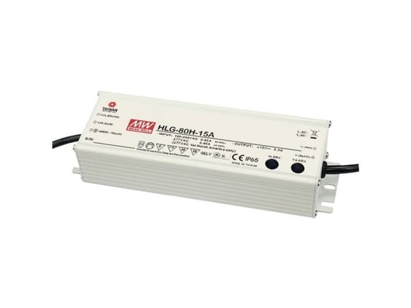 MEAN WELL HLG-80H-30A, 80 W, IP20, 90 - 305 V, 30 V, 61,5 mm, 195,6 mm