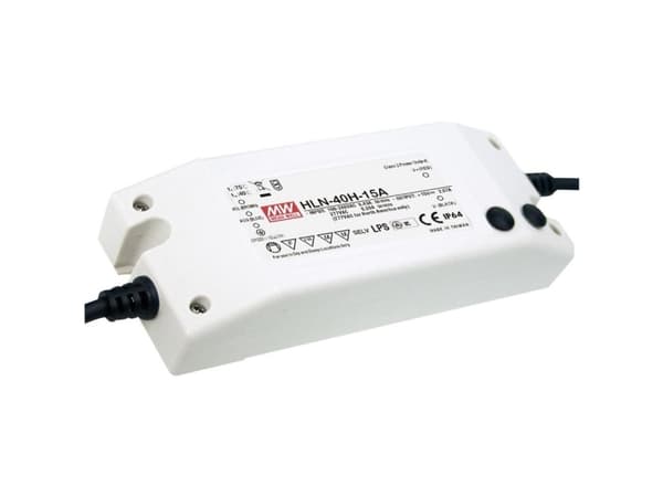 MEAN WELL HLN-40H-20A, 40 W, IP20, 90 - 305 V, 2 A, 20 V, 61,5 mm