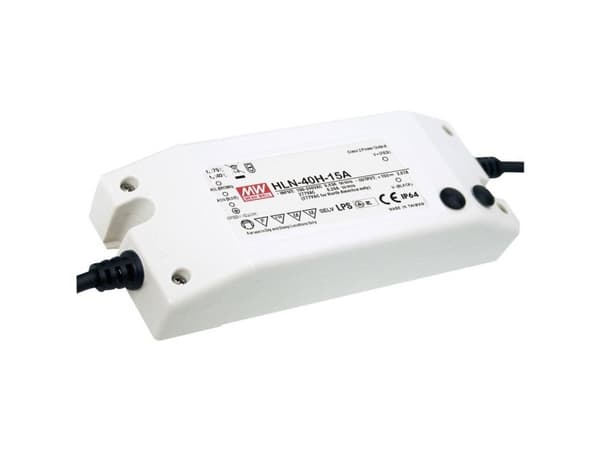 MEAN WELL HLN-40H-20A, 40 W, IP20, 90 - 305 V, 2 A, 20 V, 61,5 mm