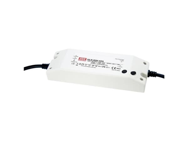 MEAN WELL HLN-80H-20A, 80 W, IP20, 90 - 305 V, 4 A, 20 V, 61,5 mm