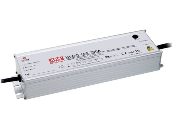 MEAN WELL HVGC-100-350A, 100 W, IP65, 180 - 528 V, 0,35 A, 285 V, 68 mm