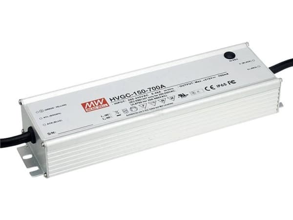 MEAN WELL HVGC-150-500A, 150 W, IP67, 50000 h, 47 ~ 63 Hz, 0.5, 0.38 A, 0,5 A
