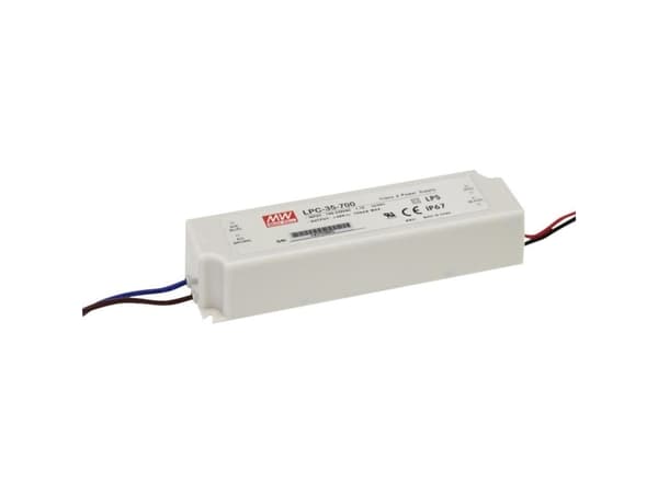 MEAN WELL LPC-35-1050, 35 W, IP20, 90 - 264 V, 30 V, 40 mm, 148 mm