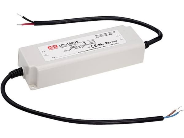 MEAN WELL LPV-150-12, 120 W, IP67, -25 - 65 ° C, 180 - 305 V, 47 - 63 hz, 1.7, 1.5 A