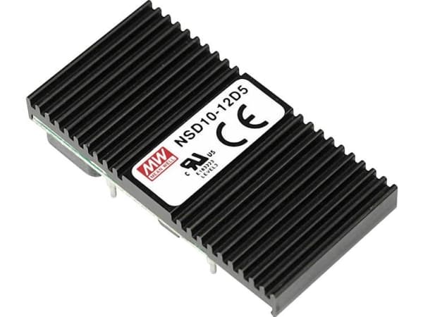 MEAN WELL NSD10-12D5, 12 V, 10 W, 5 V, 1 A, RoHS, 50,8 mm