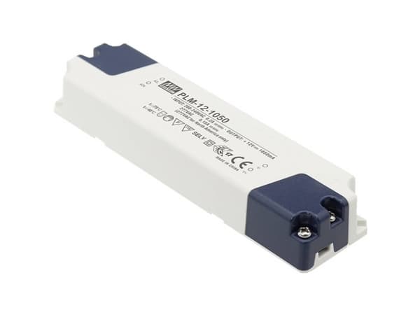MEAN WELL PLM-12-350, 12 W, IP30, 110 - 295 V, 0,35 A, 36 V, 38 mm