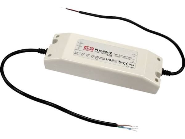 MEAN WELL PLN-60-27, 60 W, IP20, 90 - 295 V, 27 V, 61,5 mm, 181 mm