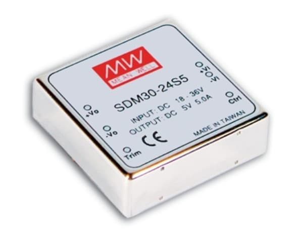 MEAN WELL SDM30-48S15, 50,8 mm, 50,8 mm, 16 mm, 30 W, 48 V, 2000 mA