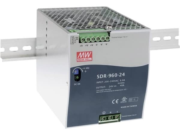 MEAN WELL Stromversorgung, 960 W, 180 - 264 V, 1248 W, 47 - 63 Hz, Aktiivinen, 14 ms