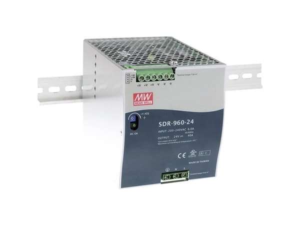MEAN WELL Stromversorgung, 960 W, 180 - 264 V, 1248 W, 47 - 63 hz, Aktiv, 14 ms
