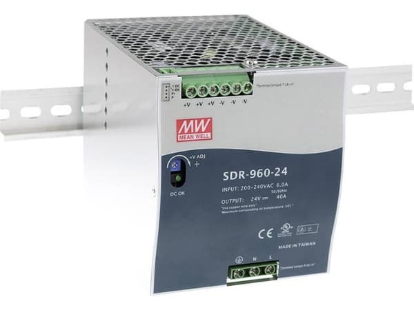 MEAN WELL Stromversorgung, 960 W, 180 - 264 V, 1248 W, 47 - 63 hz, Aktiv, 14 ms