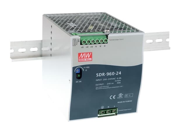MEAN WELL Stromversorgung, 960 W, 180 - 264 V, 1248 W, 47 - 63 hz, Aktiv, 14 ms