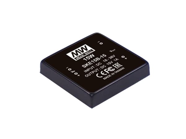 MEAN WELL SKE15C-24, 50,8 mm, 50,8 mm, 11 mm, 15 W, 36 - 72 V, 625 mA