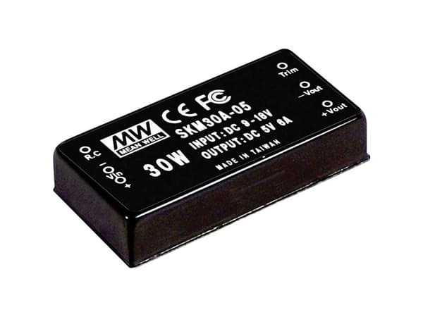 MEAN WELL SKM30C-12, 36 - 75 V, 30 W, 12 V, RoHS, 50,8 mm, 35 g