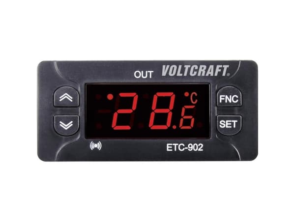 VOLTCRAFT ETC-902 Temperaturregulator NTC, PTC -30 till 99 °C Relä 10 A (L x B x H) 58 x 77 x 34,5 mm