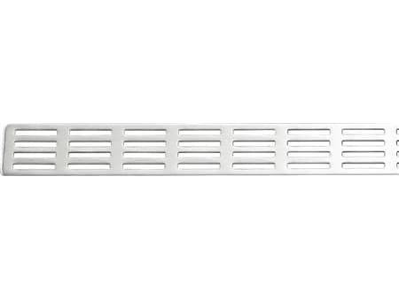 Unidrain ClassicLine stripe rist - børstet rf stål 1605 1000mm