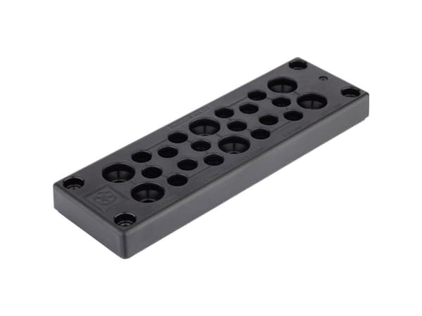 LAPP SKINTOP® MULTI Versio 2 Monikaapelointilevy Kiinnikkeen halkaisija (max.) 16 mm Levyn paksuus (max.) 14 mm Polykarbonaatti 1 kpl 1 kpl