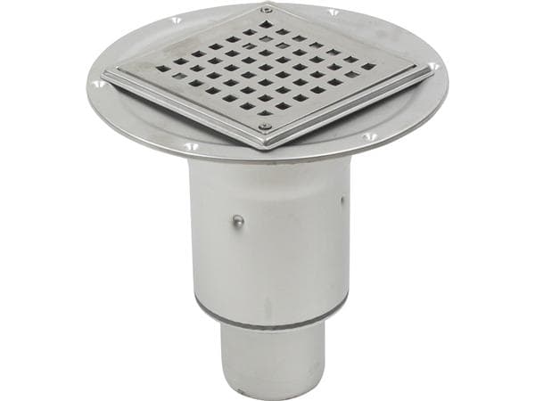 Blücher 75 mm afløbsskål til smøremembran, uden studs, lodret