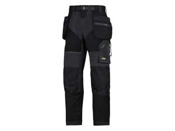 Snickers arbejdsbuks str. 52 - sort stretch m/hylsterlommer - 6902